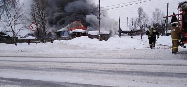 2 марта в Кудымкаре горел дом