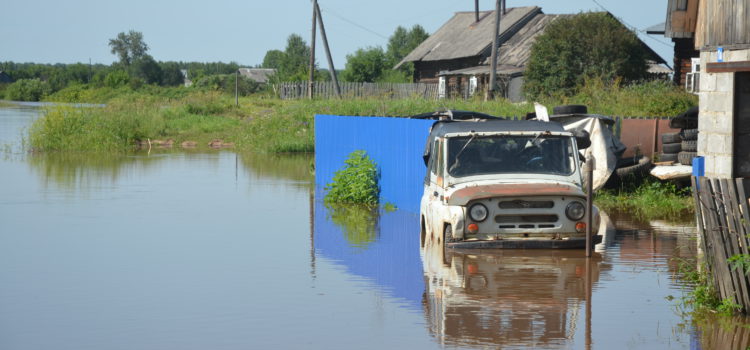 Как выглядит июльский паводок в Кудымкарском районе из космоса