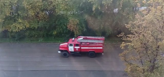 В Кудымкарском районе горела машина