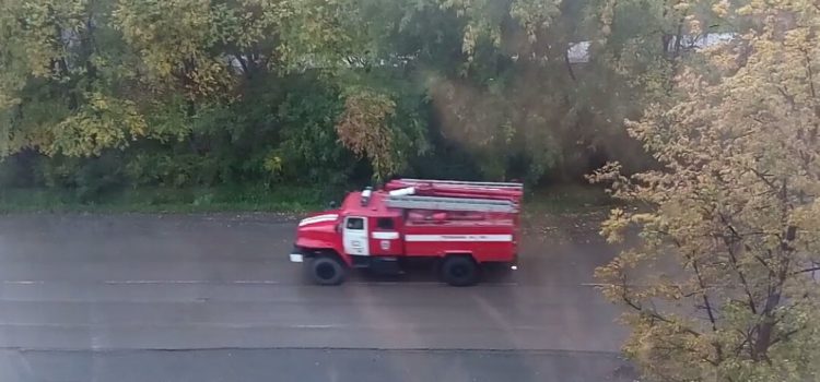 В Кудымкарском районе горела машина