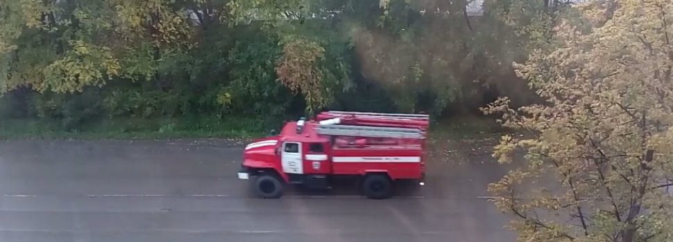 В Кудымкарском районе горела машина