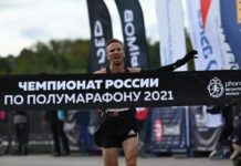 Владимир Никитин выиграл Чемпионат России по полумарафону с новым рекордом