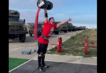 Пермяк установил мировой рекорд по подъему 100-килограммовой гантели