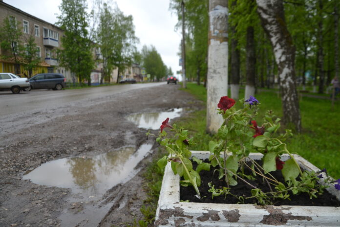 дождь, лужи