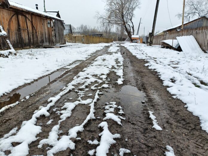 апрель, снег в Кудымкаре
