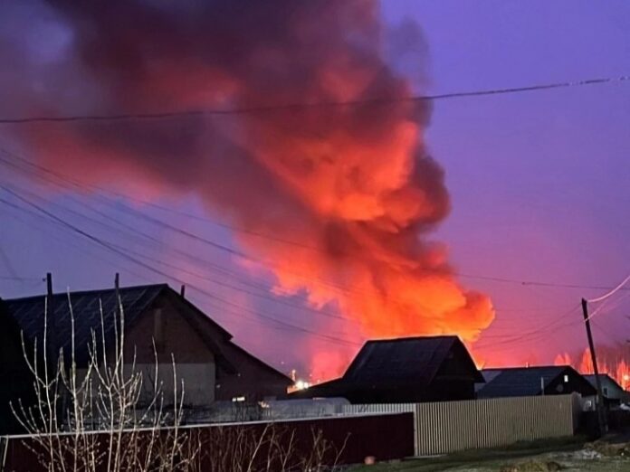 пожар в Юрино