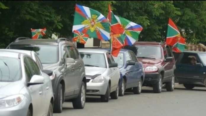 Автопробег пограничники