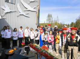 Юрлинские школьники побывали на открытии мемориала герою, чьё имя носит их школа