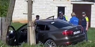 В Кудымкарском районе машина врезалась в столб