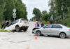 В центре Кудымкара произошло ДТП