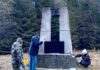 В Кудымкарском районе провели уборку территории мемориала
